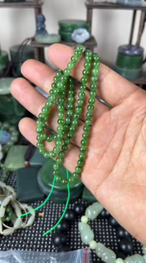 【闪购商品】和田玉珠宝半成品未镶嵌链子卡5