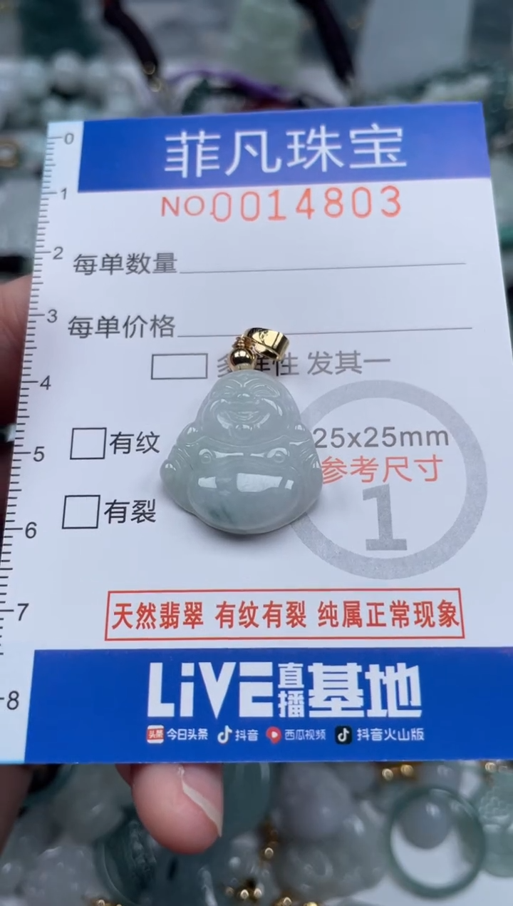 颈饰未镶嵌翡翠14803