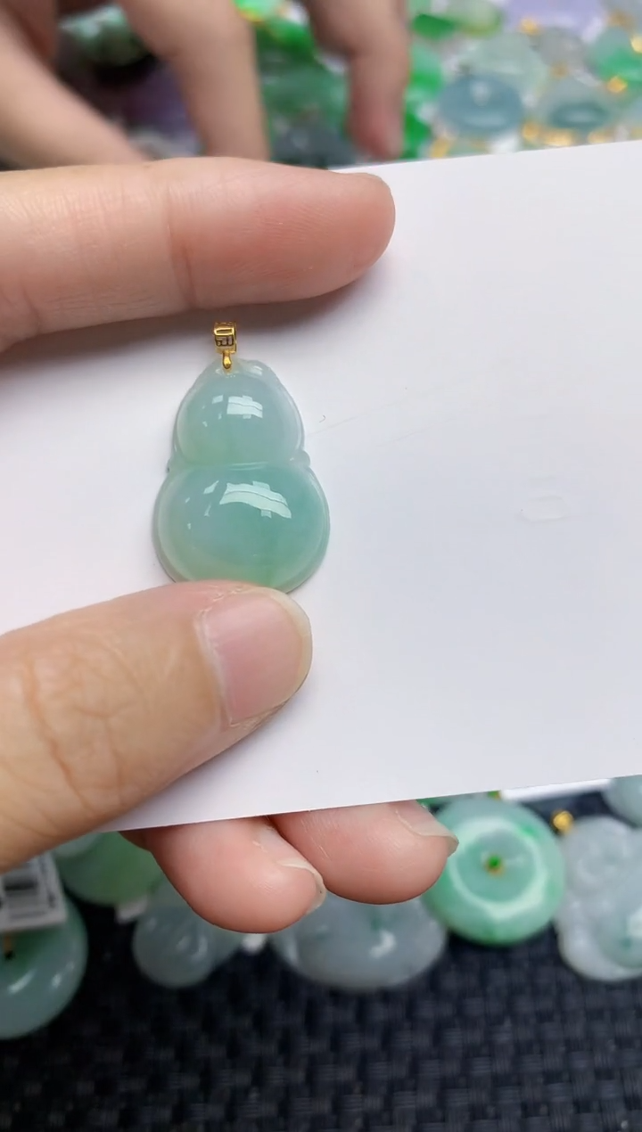 颈饰未镶嵌翡翠天然缅甸A货翡翠百元以上9元证书费自理