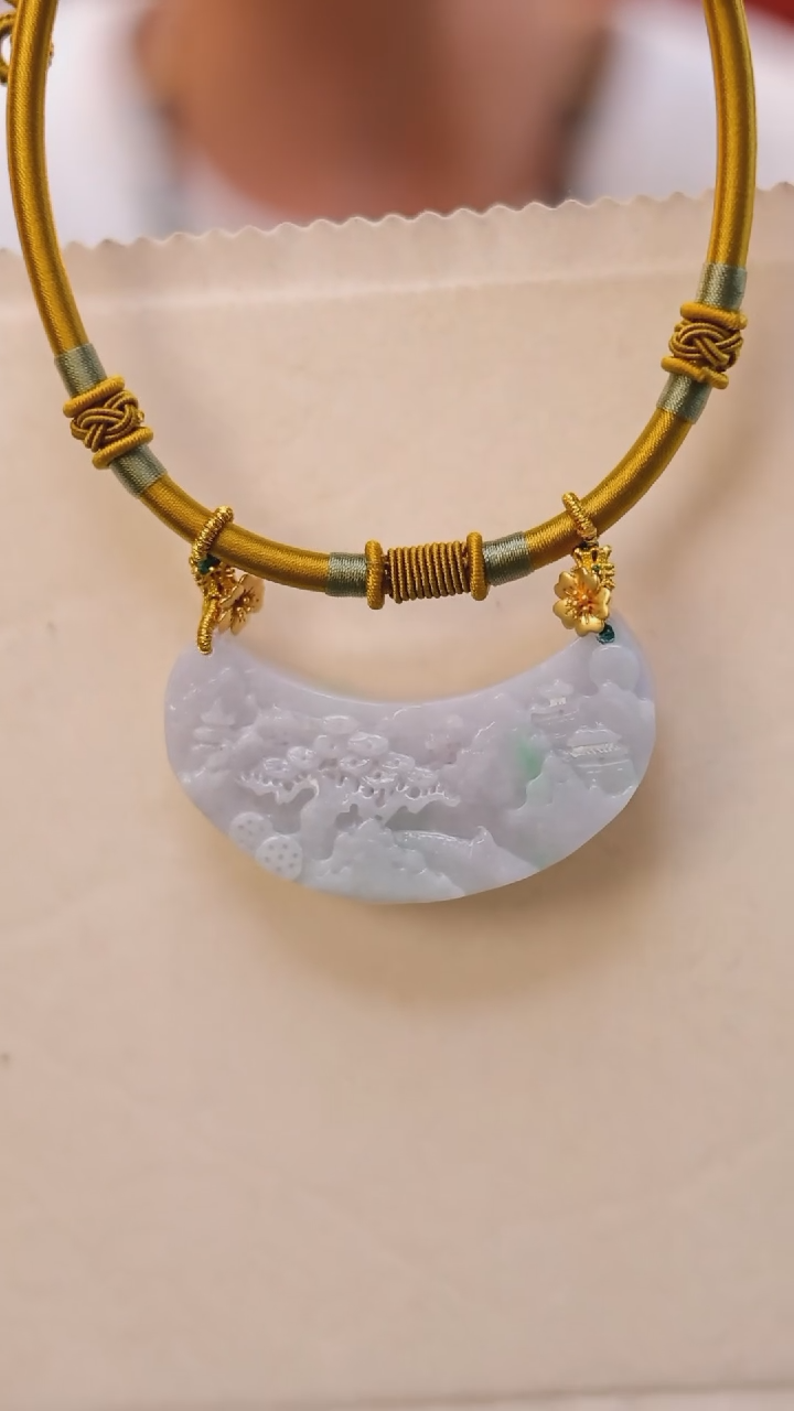 【闪购商品】翡翠颈饰未镶嵌24小时内发货质保A货