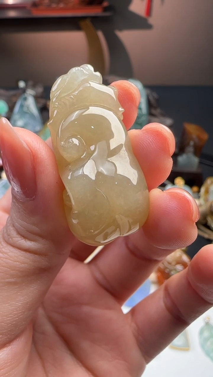 【闪购商品】翡翠吊坠(不含链)未镶嵌天然缅甸A货翡翠吊坠