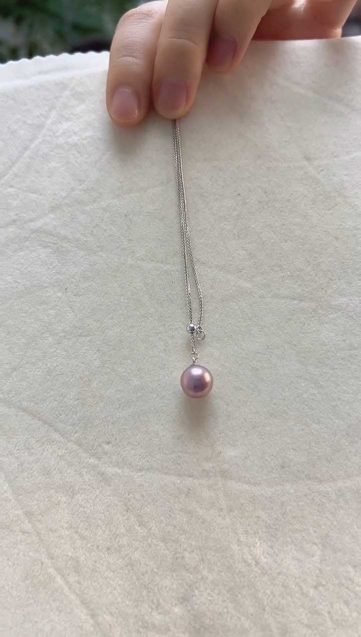 吊坠(赠链)银S925镶嵌淡水珍珠一****妞9-10Y字练