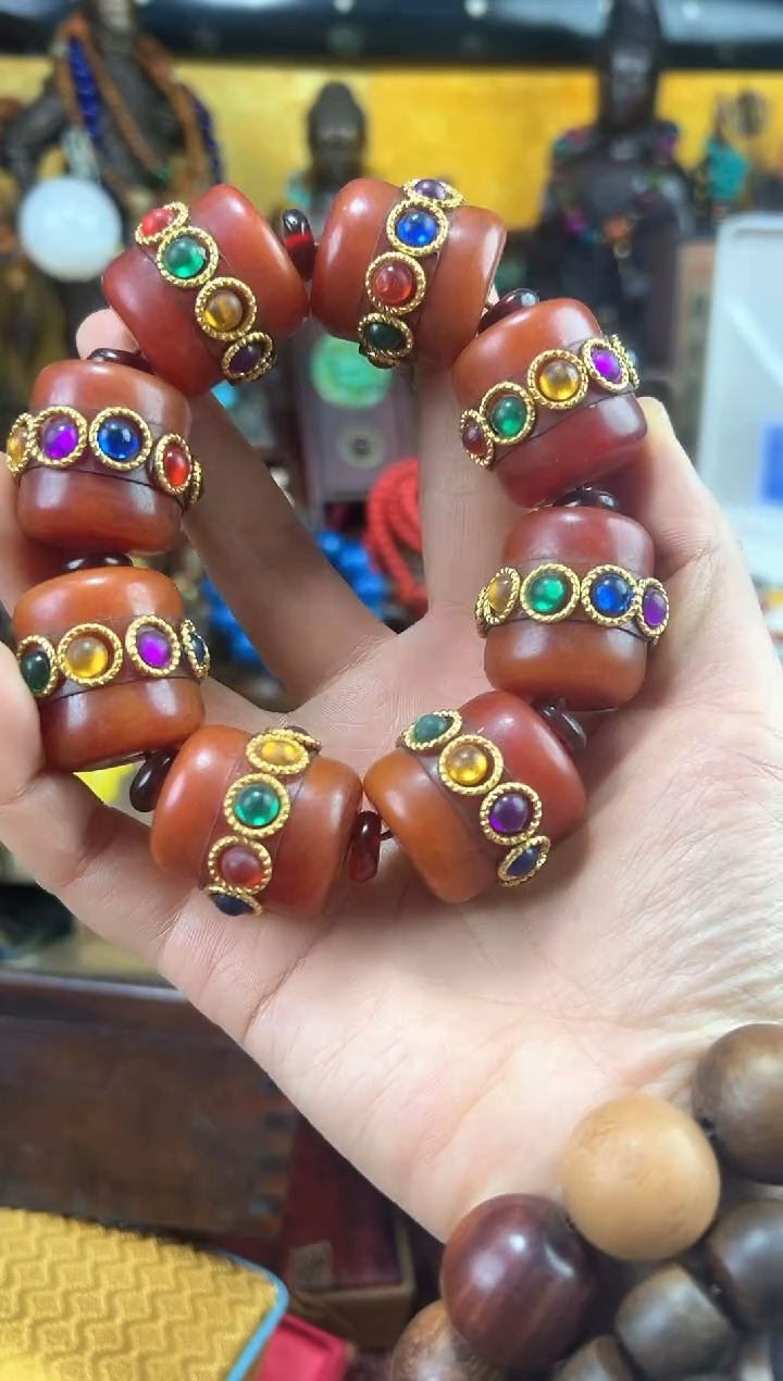 【闪购商品】琥珀手链未镶嵌猪妹精品专属链接