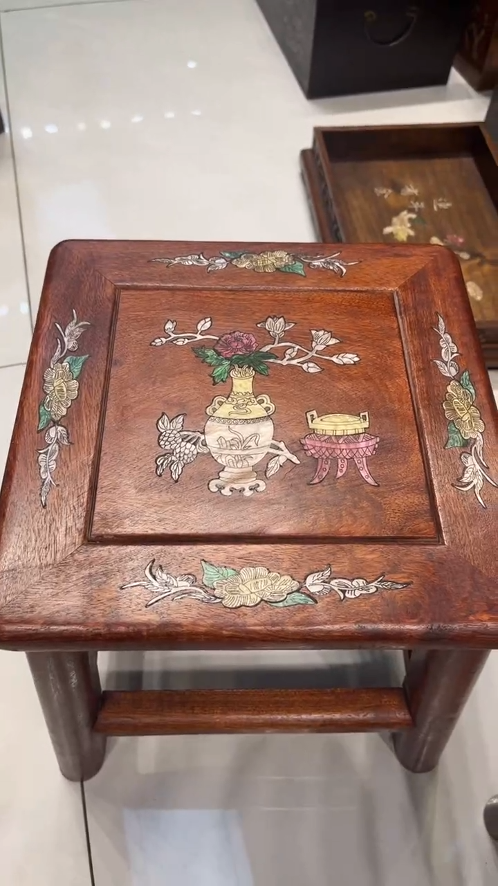 【闪购商品】木平平安安 富贵凳