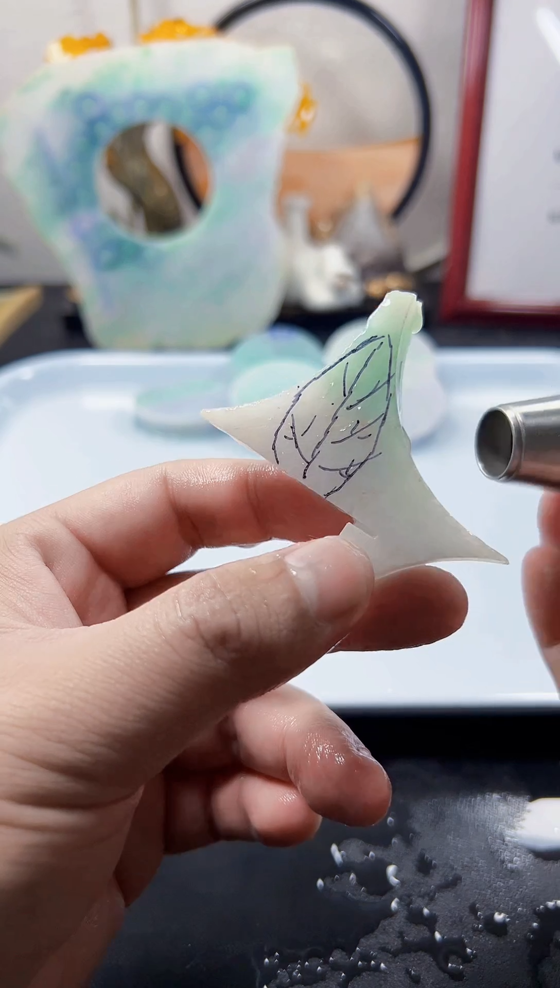 颈饰未镶嵌翡翠天然缅甸A货翡翠