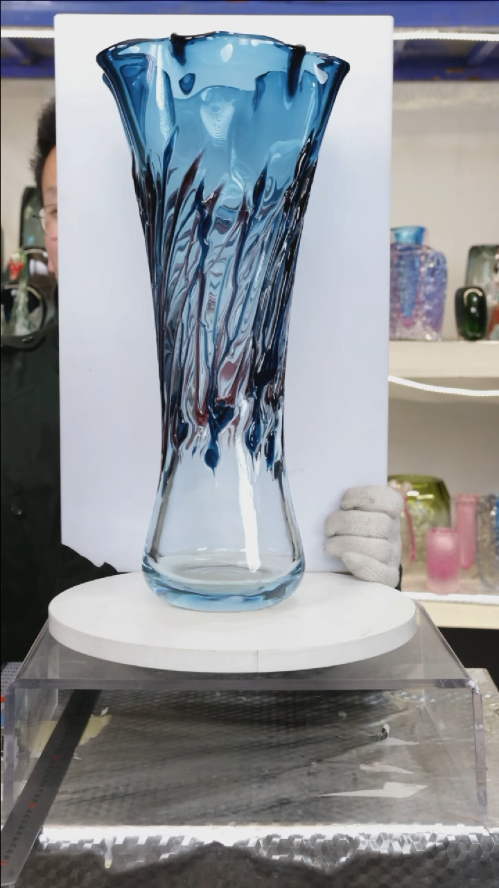 【闪购商品】琉璃【幻彩】高44精品琉璃正常手工痕迹