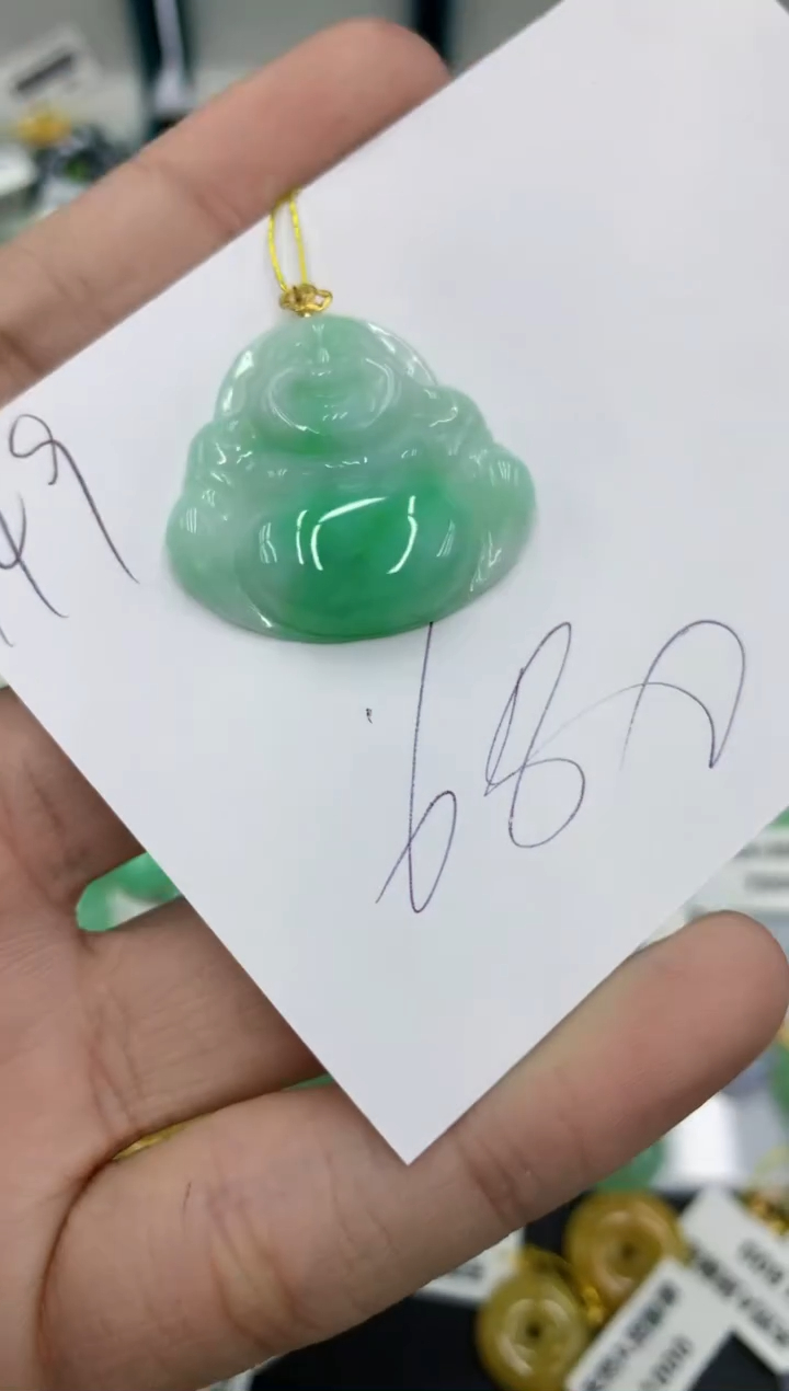 【闪购商品】翡翠颈饰18K金镶嵌号链接111111