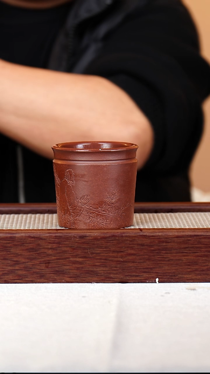 茶杯紫砂宜兴紫砂杯180CC-50
