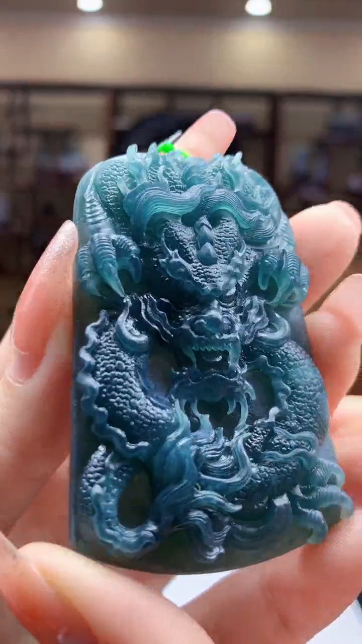【闪购商品】定制翡翠未镶嵌1002ry-毛货挂件53
