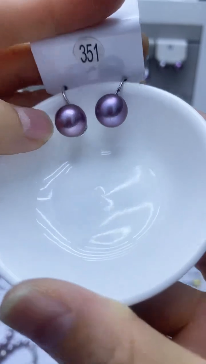 【闪购商品】淡水珍珠耳饰银S925镶嵌351