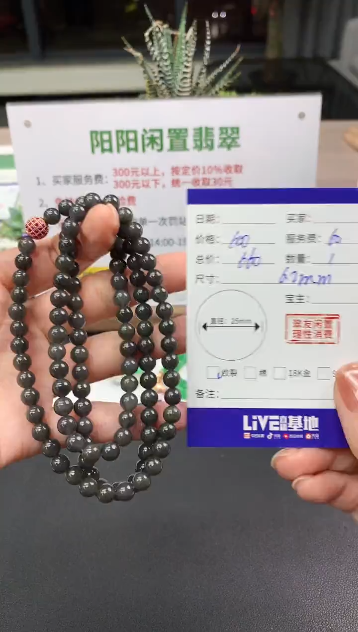 【闪购商品】翡翠手串未镶嵌长串|600+60不退不换