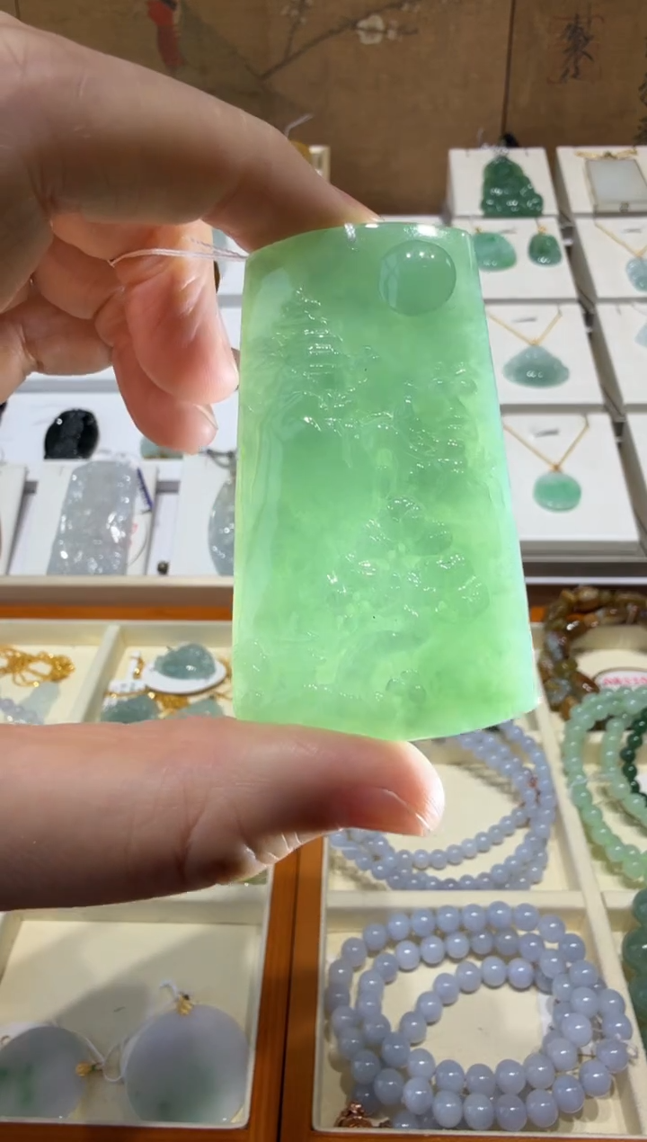 未镶嵌挂件翡翠A货翡翠多样性孤品