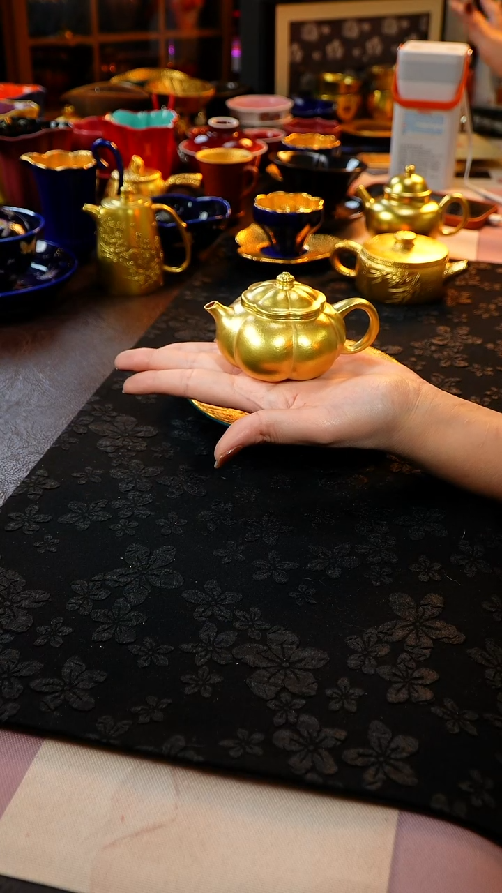 茶杯紫砂【宜景窑系列】金壶