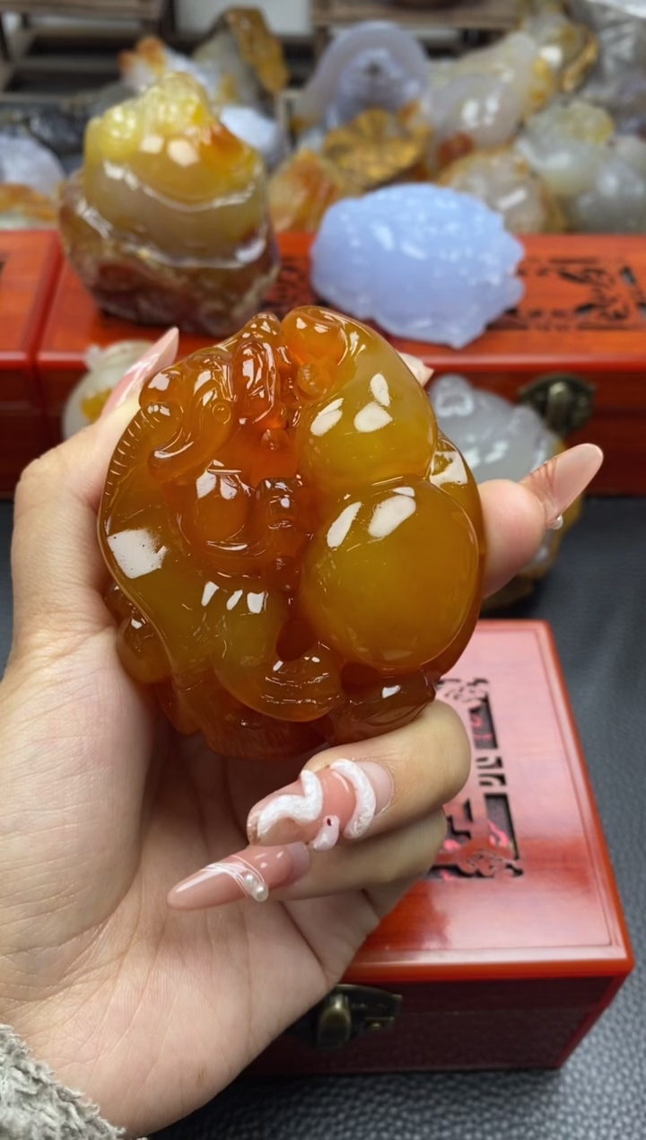 【闪购商品】玛瑙/玉髓手把未镶嵌00