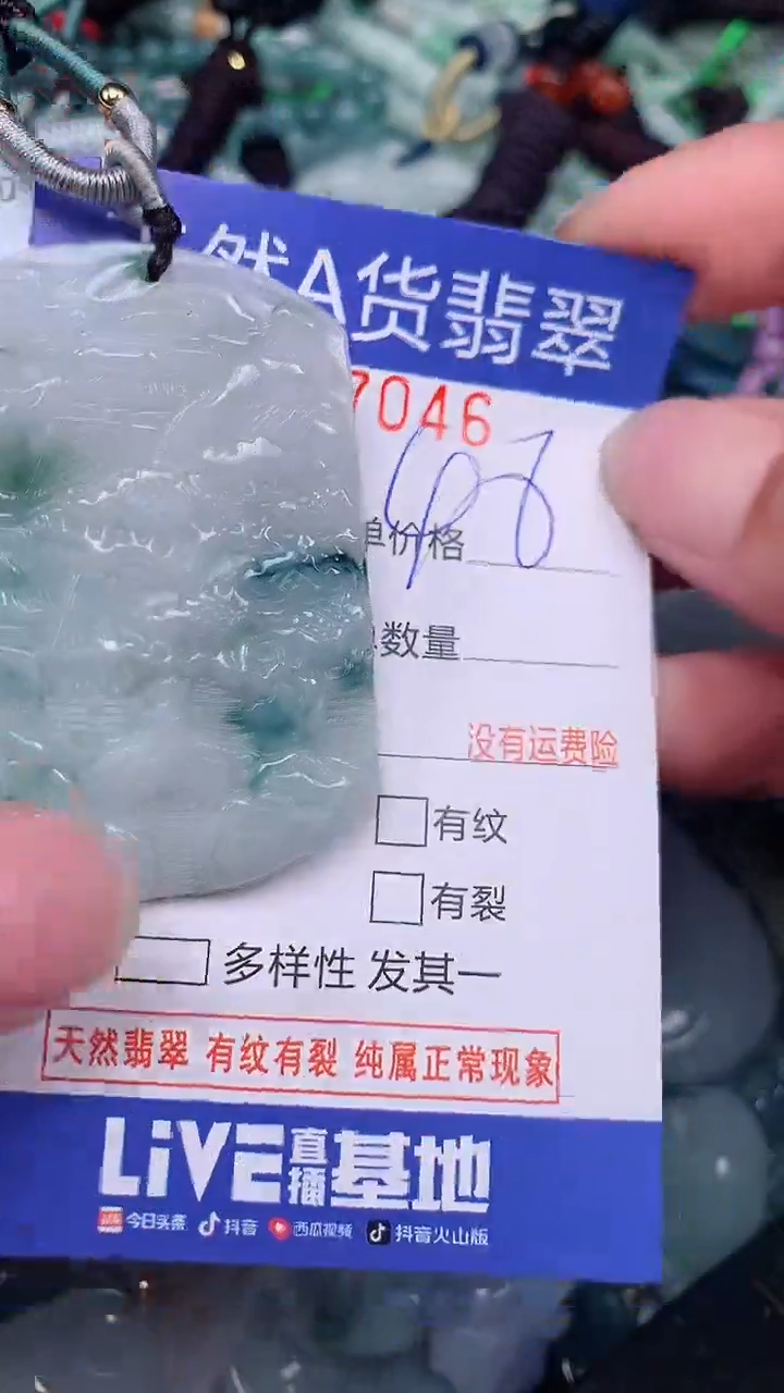 翡翠未镶嵌颈饰...0007046