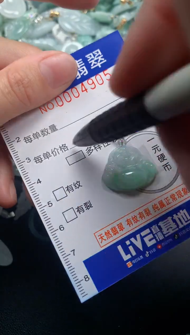 颈饰未镶嵌翡翠4905