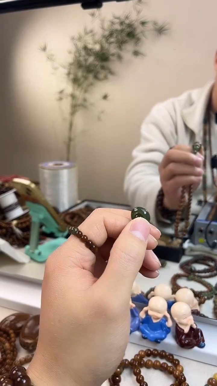 吊坠菩提根/象牙果库克双圈搭配的跑环