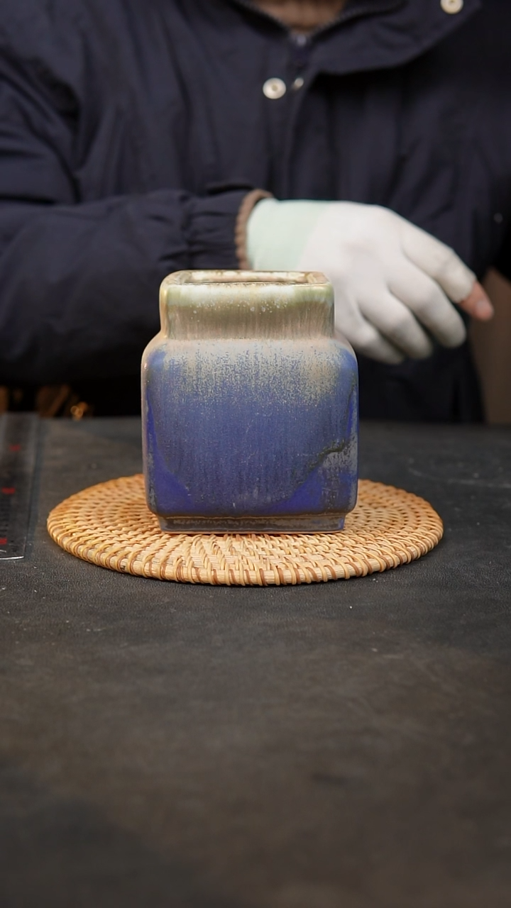 【闪购商品】瓷片泥泥陶瓷花盆 