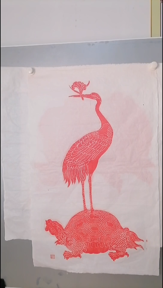 拓片用纸其他龟龄鹤寿