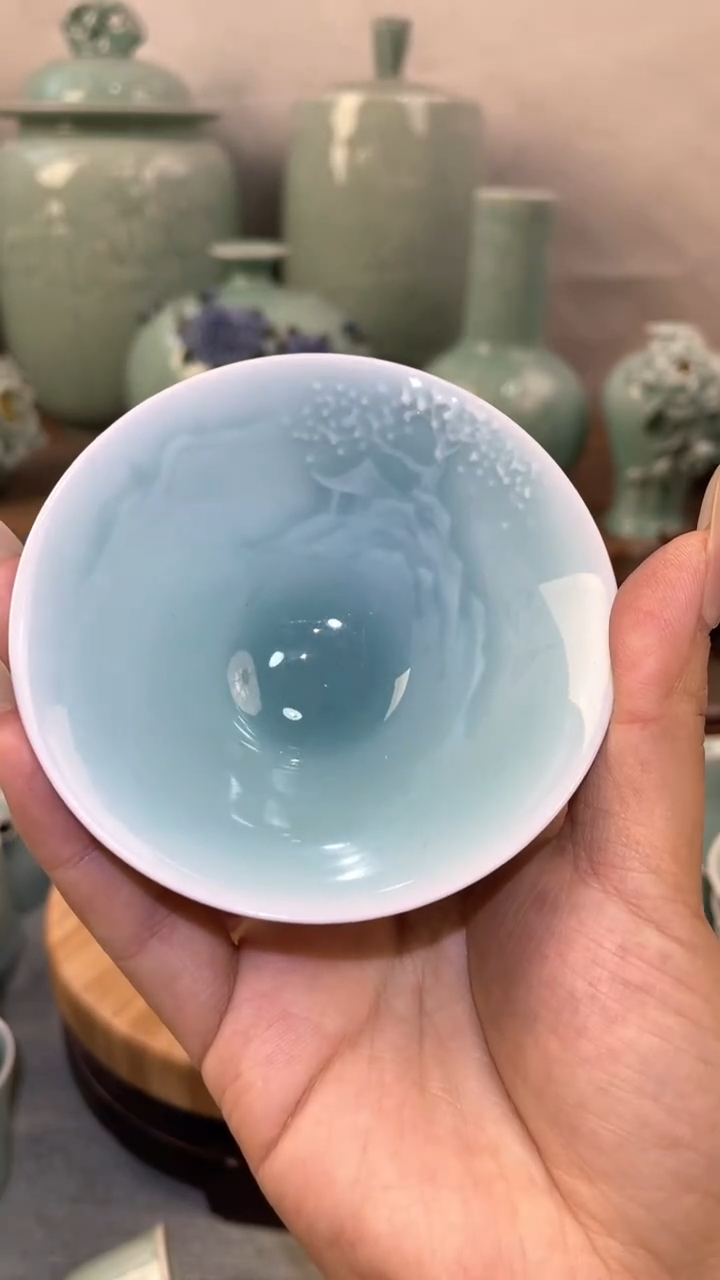 【闪购商品】特价 微瑕 慧仙青瓷