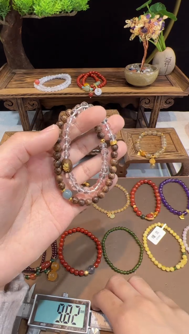 【闪购商品】水晶手绳未镶嵌@@手饰