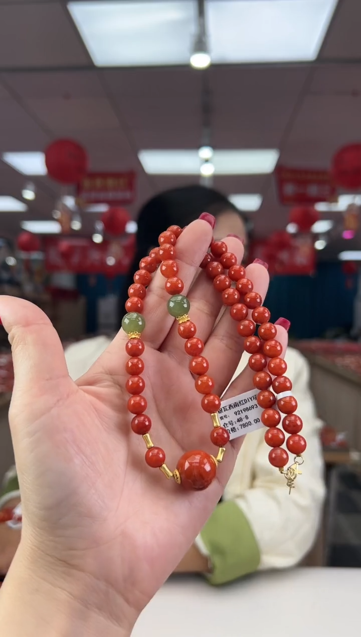 【闪购商品】南红玛瑙珠串未镶嵌多样发其一/8/92198693