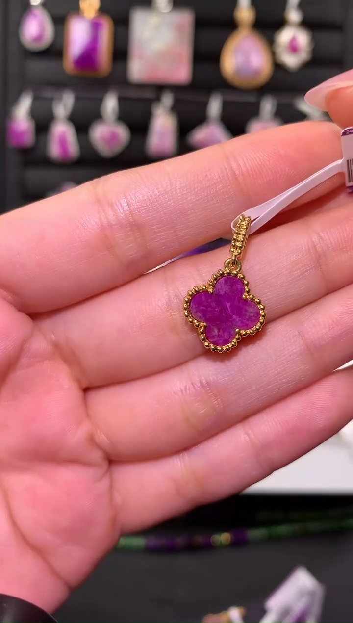 【闪购商品】苏纪石（舒俱来）.18K金镶嵌舒俱来吊坠