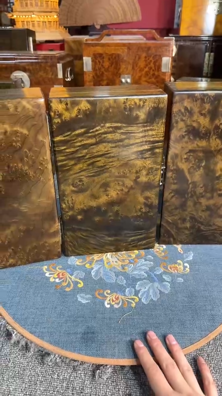 【闪购商品】乌木类成套家具阴沉首饰盒   s5