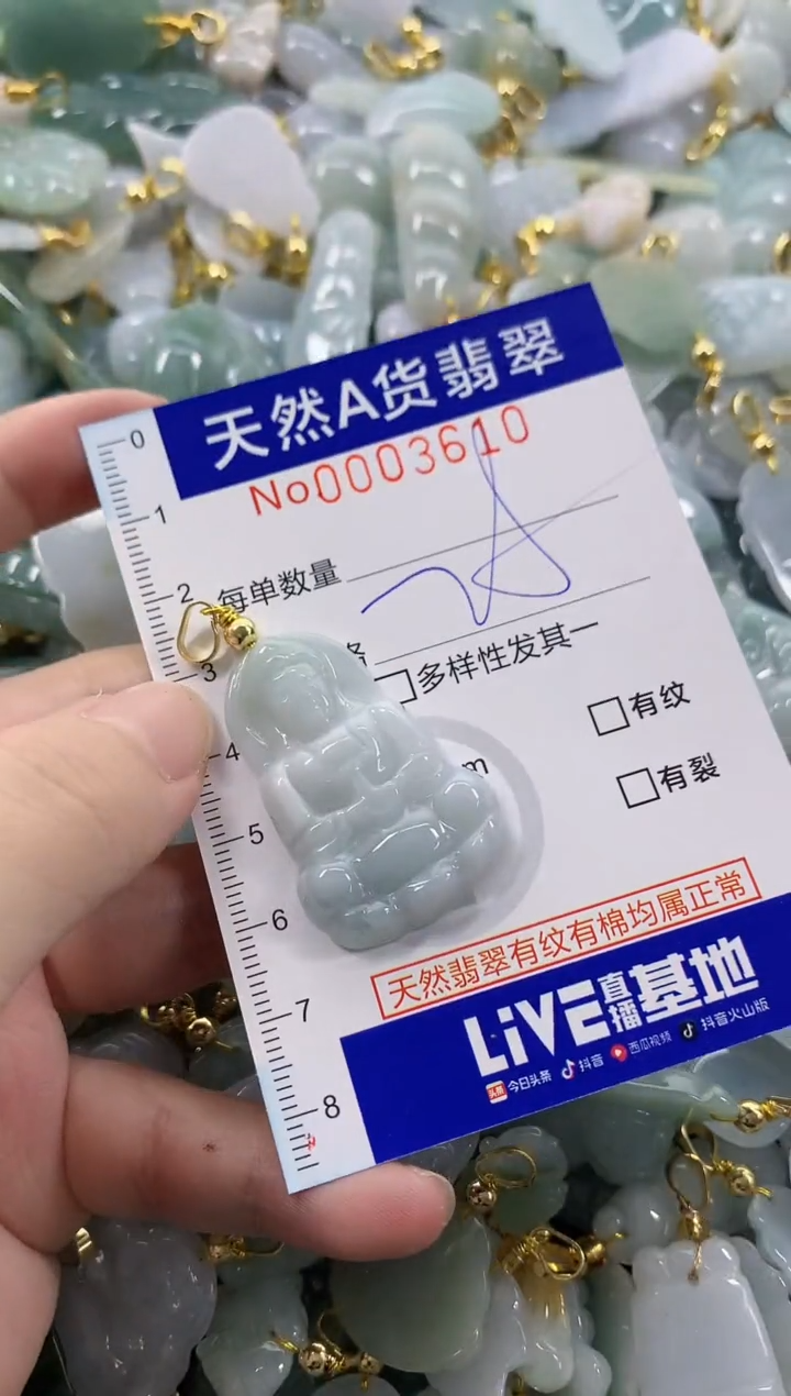 颈饰未镶嵌翡翠天然A货翡翠