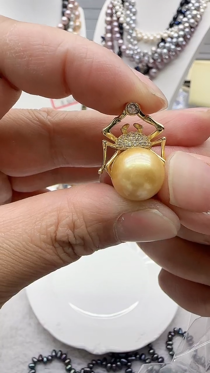 淡水珍珠未镶嵌吊坠(不含链)3