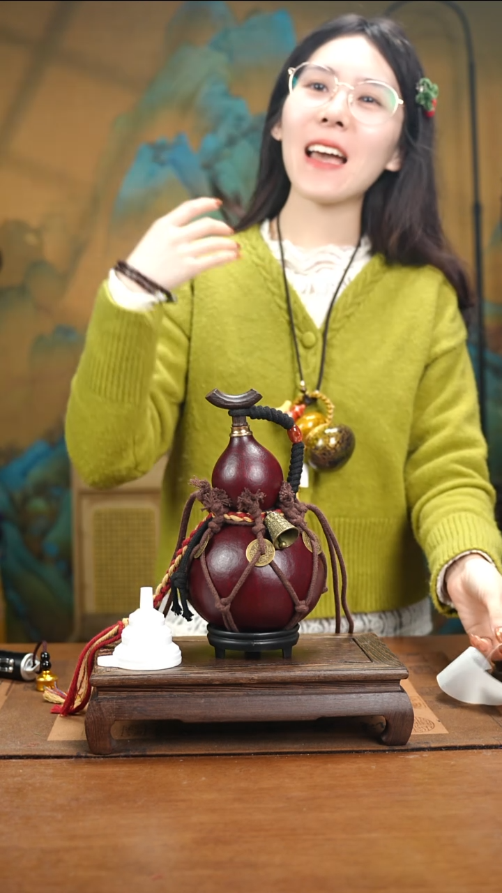 XJ094网兜款大漆酒葫芦（现货现发）