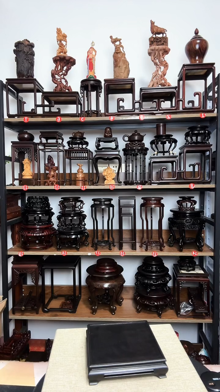 紫砂劉*銘底座木13.6内径正方