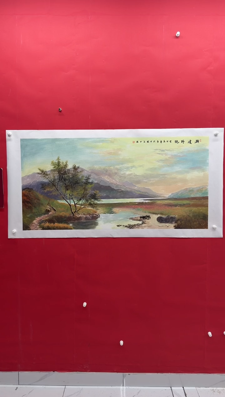 国画画家陆远华纯手绘原作