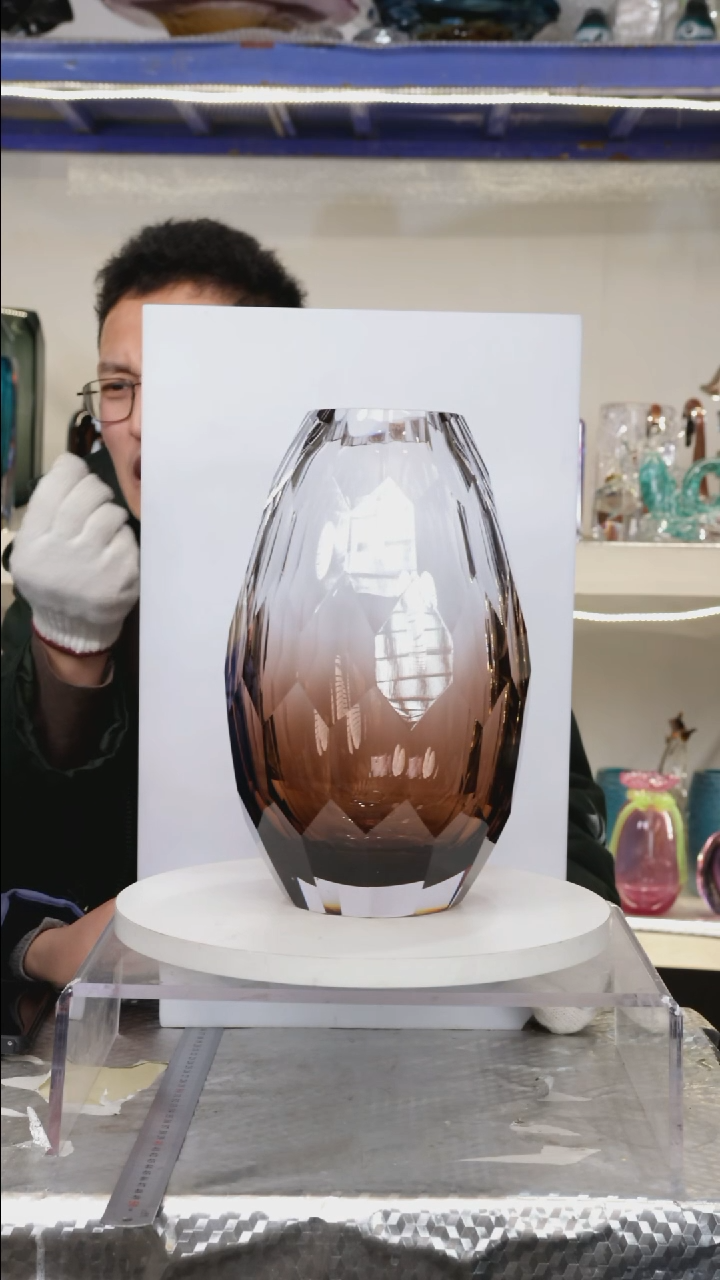 【闪购商品】琉璃【幻彩】高30精品琉璃正常手工痕迹