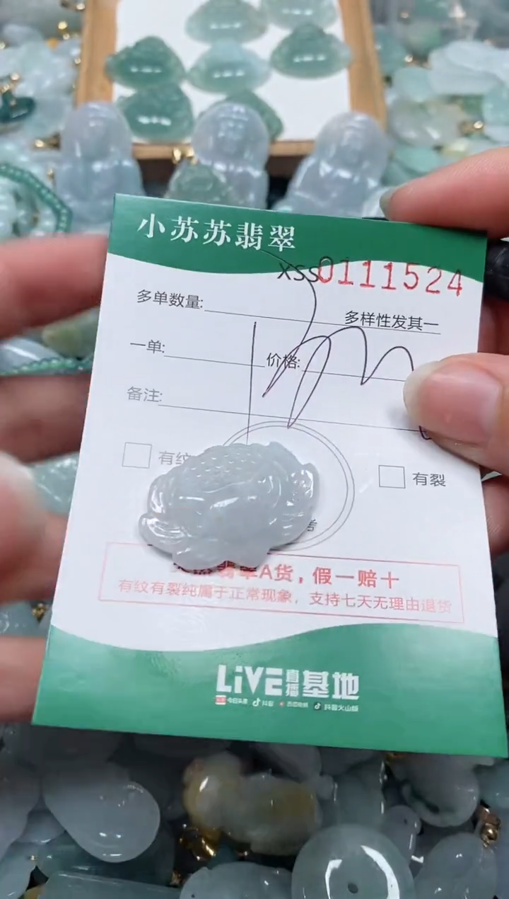 【闪购商品】翡翠颈饰未镶嵌闪购商品0111524