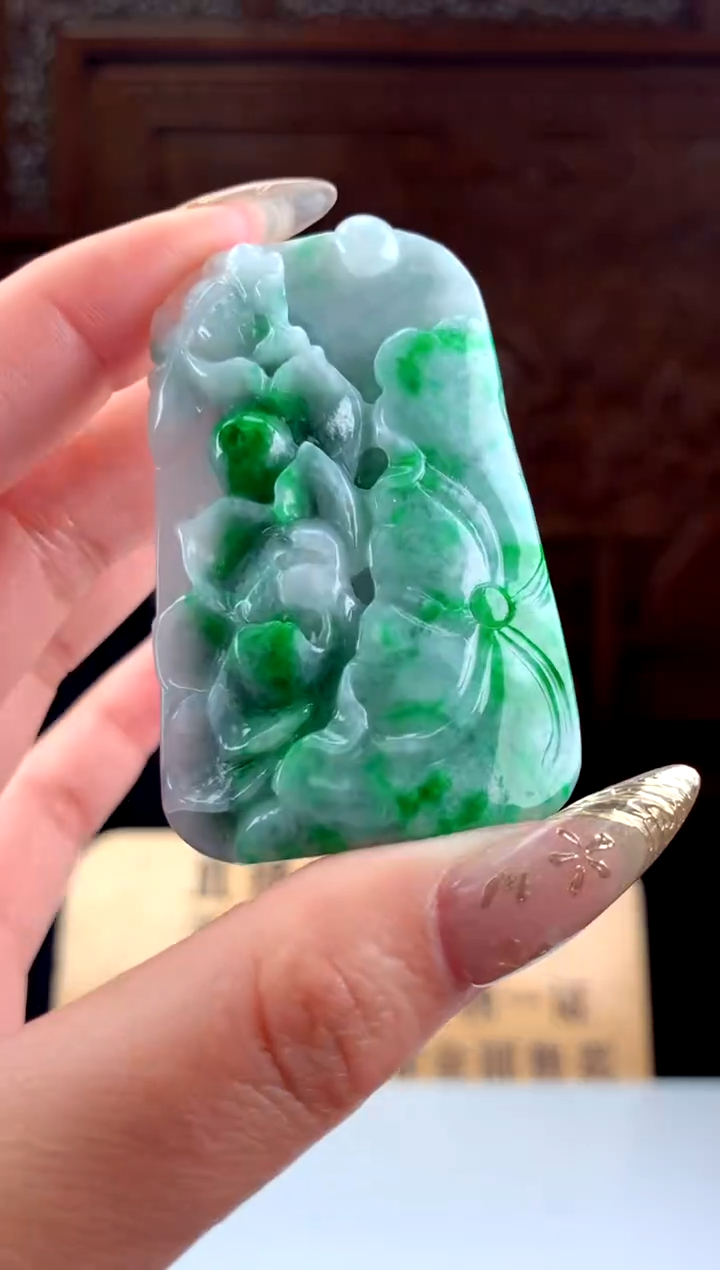 【闪购商品】定制翡翠未镶嵌天然A货翡翠（拍一发一）