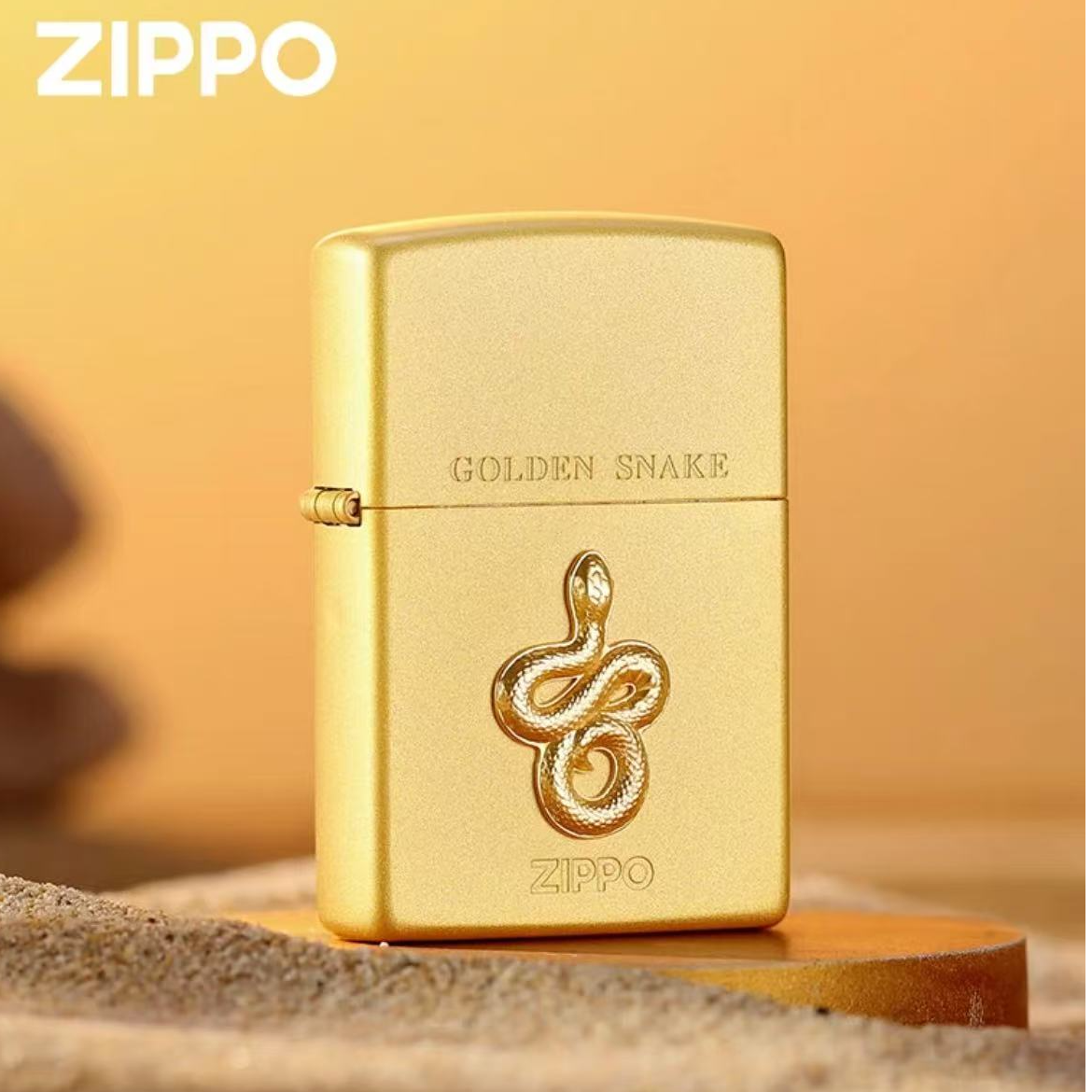 zippo正品 福运金蛇 送人收藏蛇年典藏  TC9901TZ