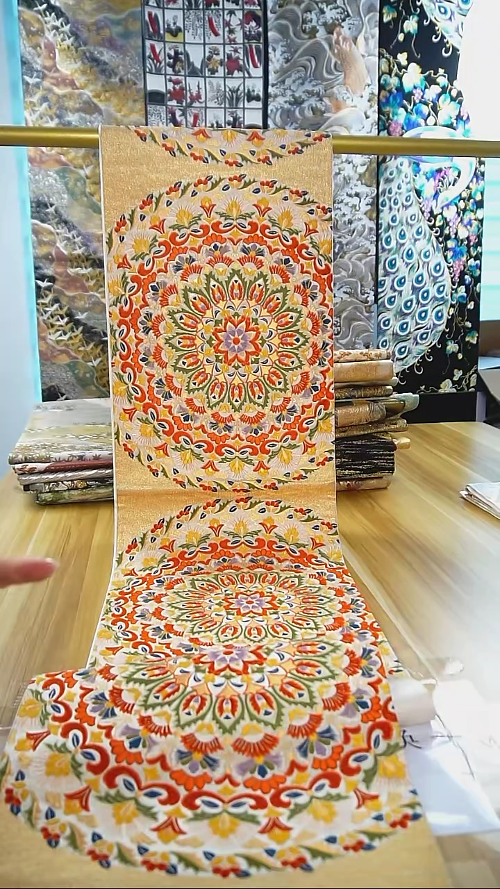 【闪购商品】织绣织锦97六通宝相花