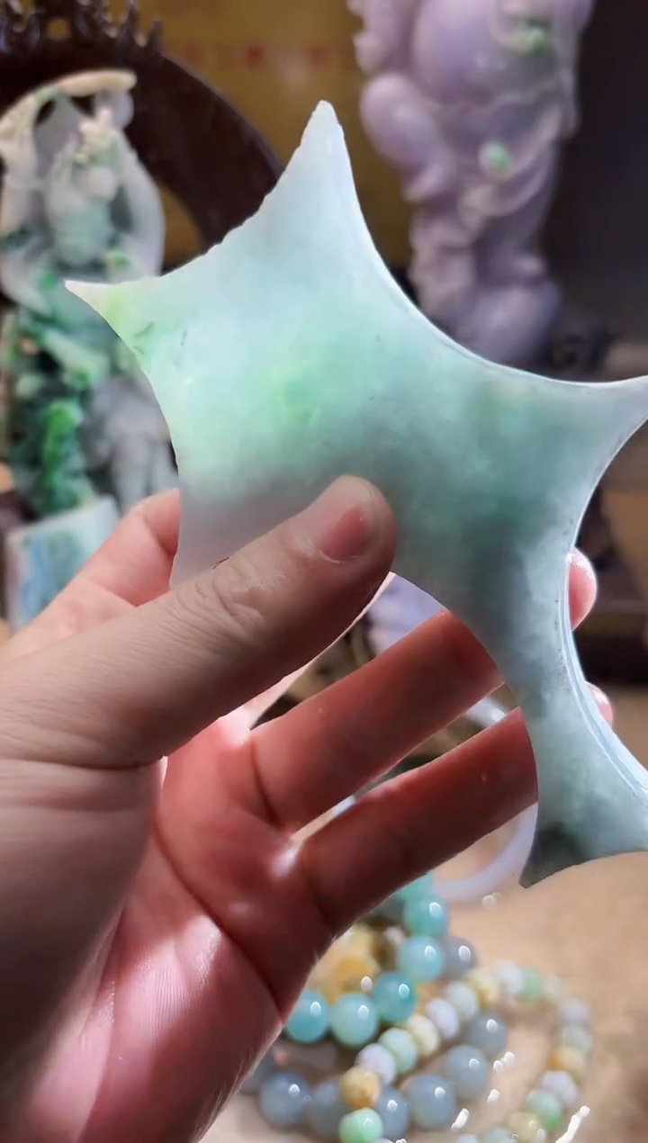 未镶嵌挂件翡翠A货张麦9171