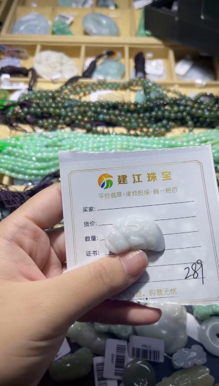 【闪购商品】翡翠未镶嵌颈饰00000289