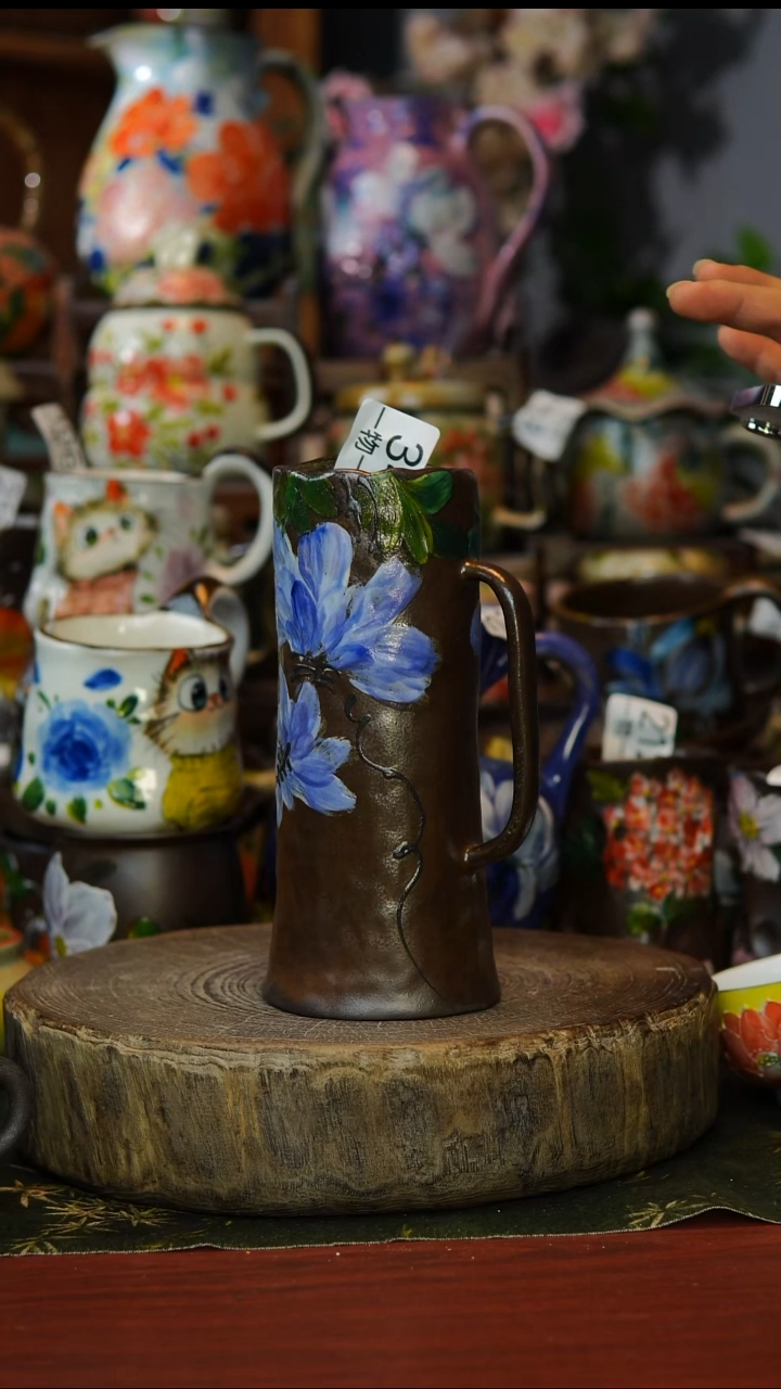 陶瓷249景德镇手工高温釉下彩