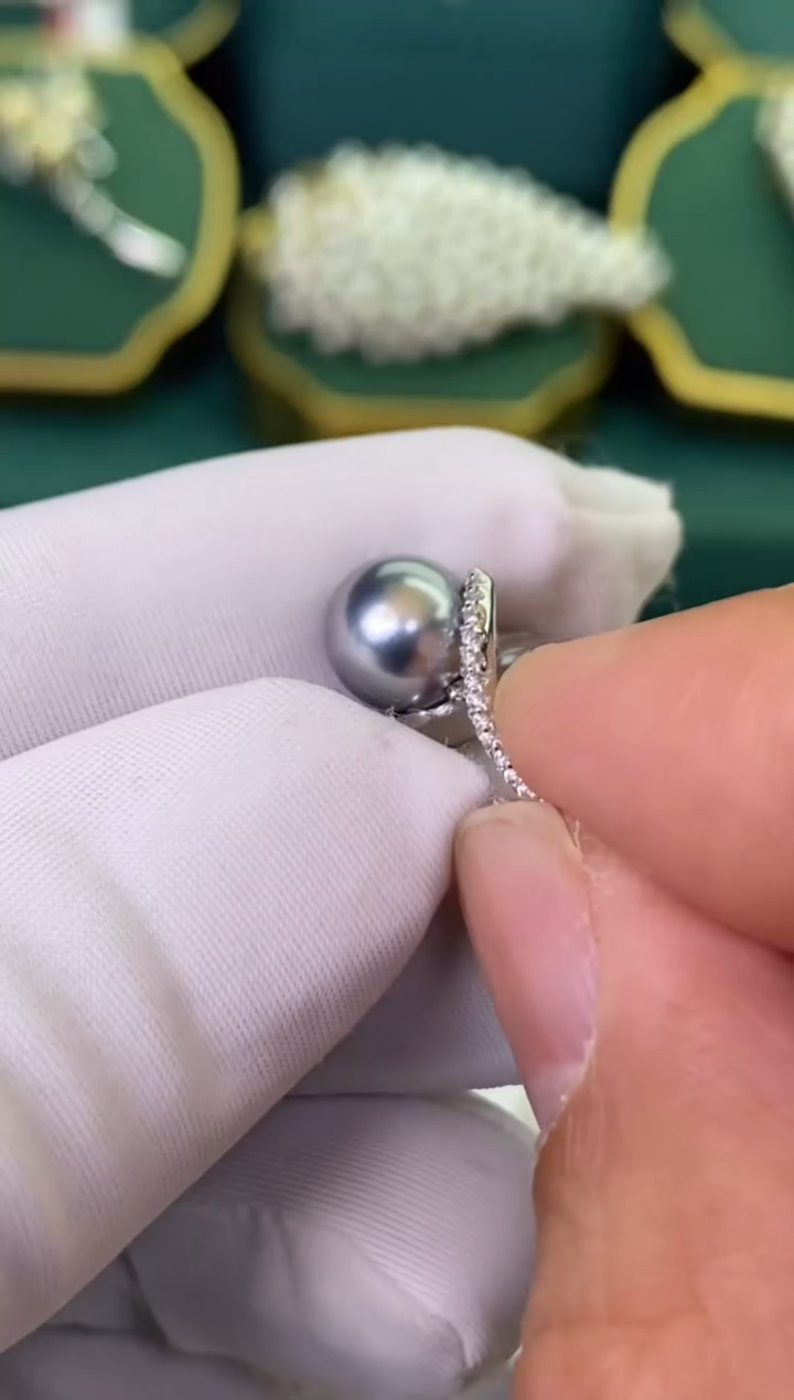 【闪购商品】海水珍珠戒指银S925镶嵌1