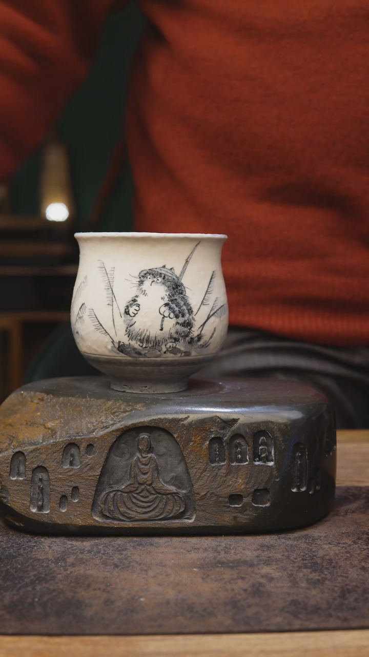 【闪购商品】甘石陶艺小雾垂露1053