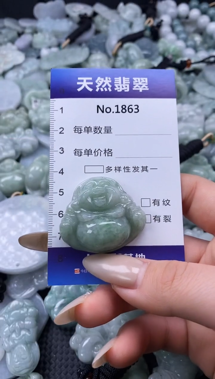 【闪购商品】翡翠颈饰未镶嵌缅甸A货翡翠1863
