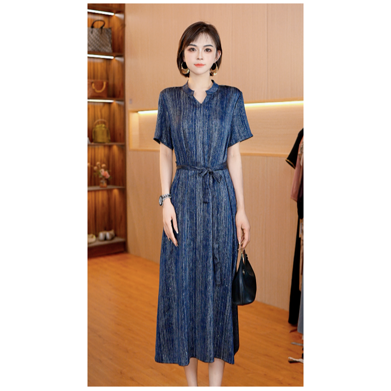 1631-3新款女士复古连衣裙