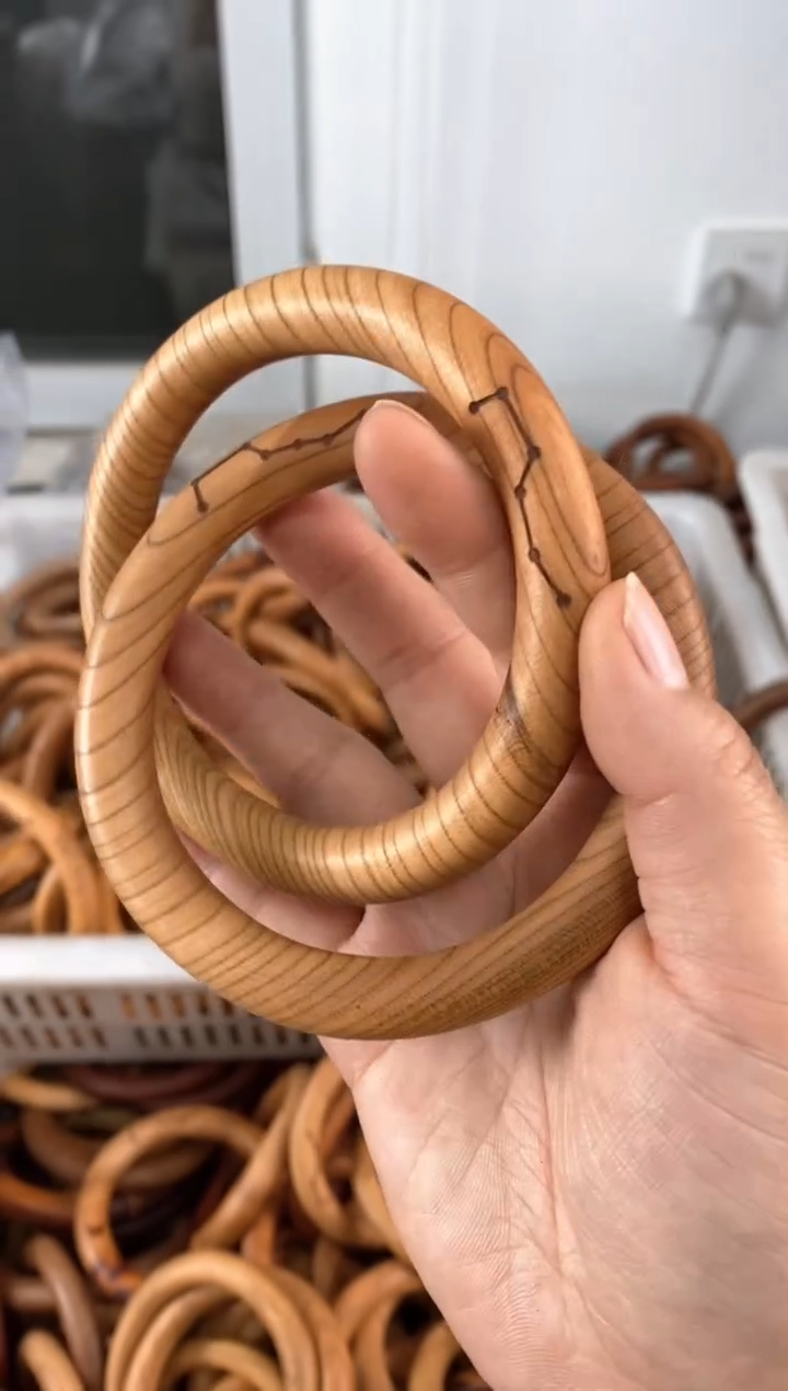 【闪购商品】木桃木70乾坤圈瑕疵随机