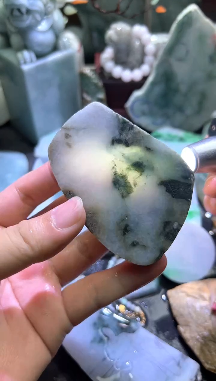 未镶嵌挂件翡翠天然缅甸翡翠A货