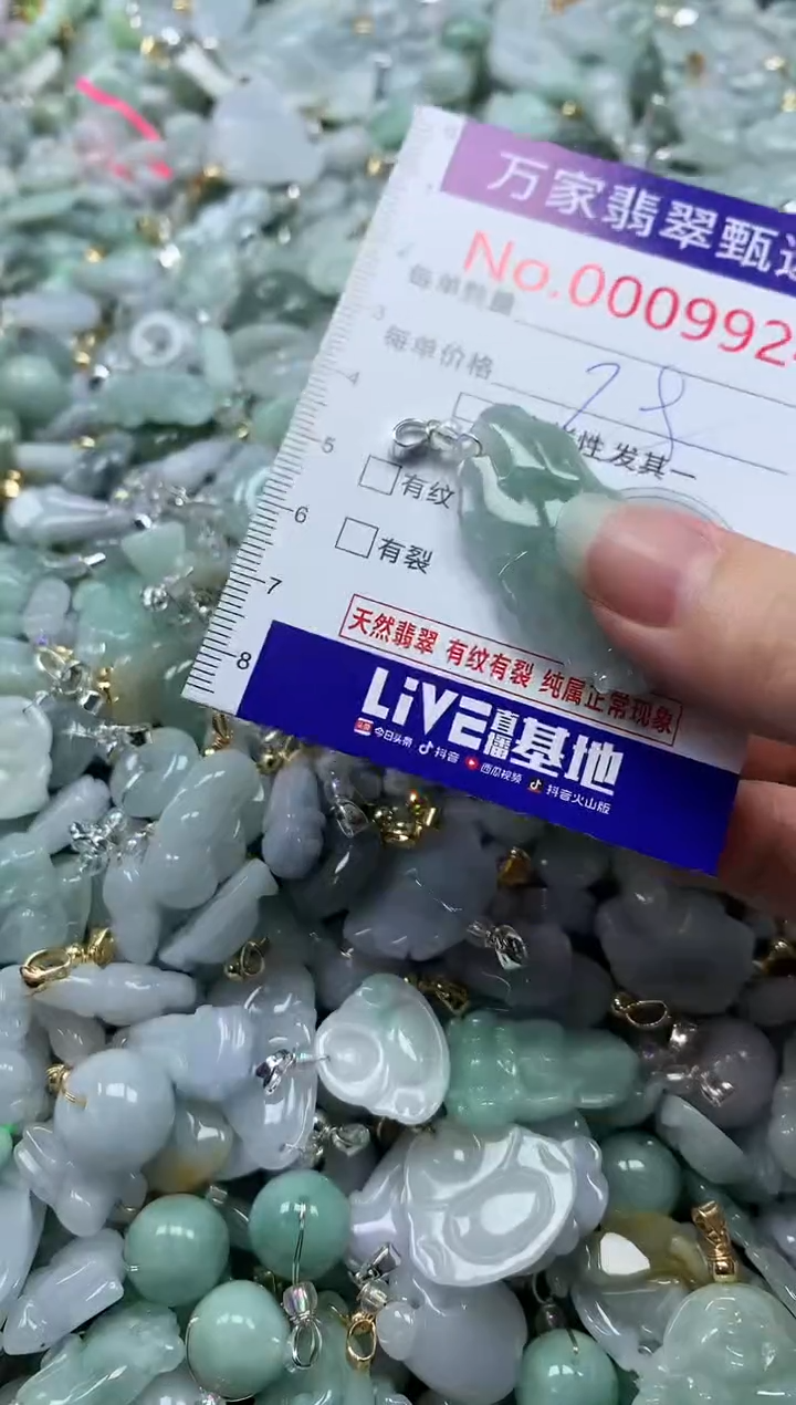吊坠(不含链)未镶嵌翡翠9924