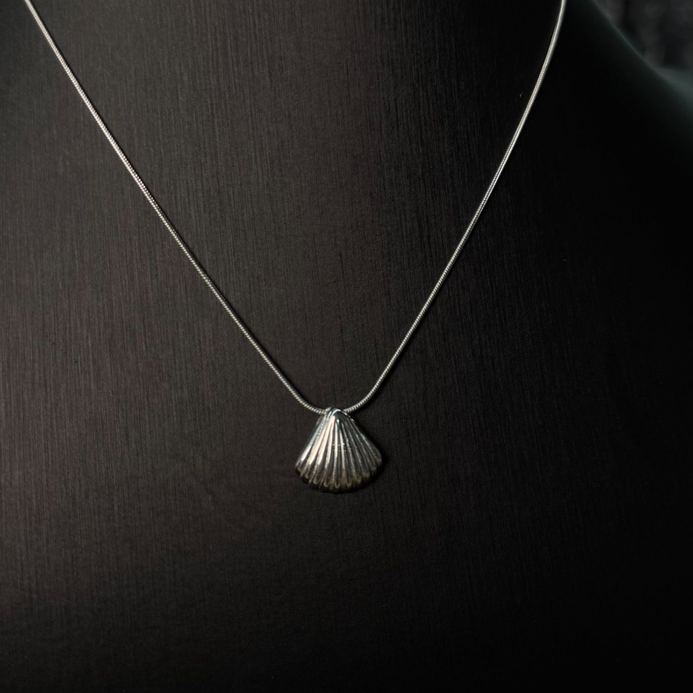 链子足银 贝壳经典款项链#纯银