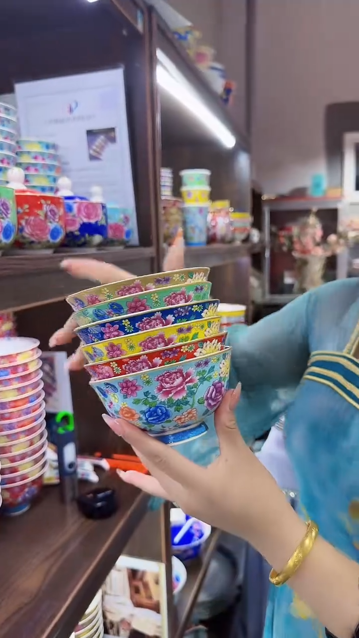 瓷片4.5英寸饭碗6个景德镇餐具